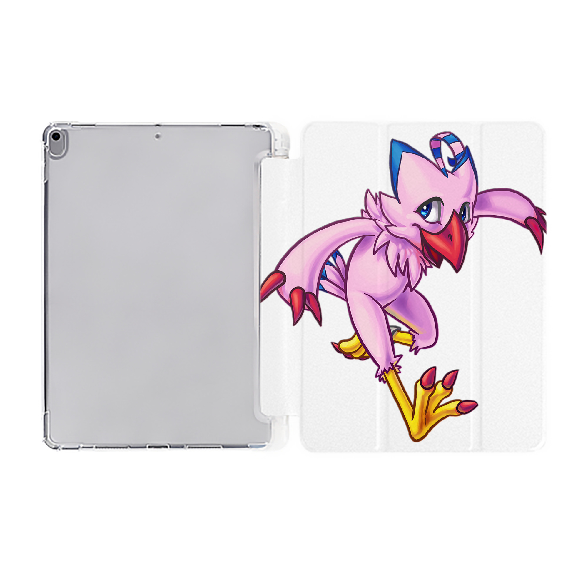（画像用） Digimon デジタルモンスター/デジモン IPad ケース ペン収納付き 三つ折りスタンド PUレザー×シリコン 対応機種9.5/10.5/10.9インチ